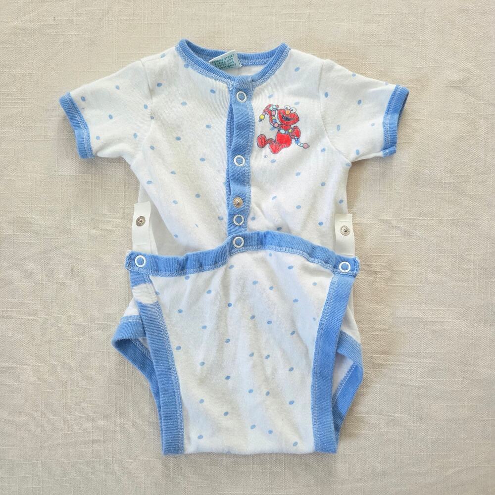 Vintage 90s Elmo Romper 3 months